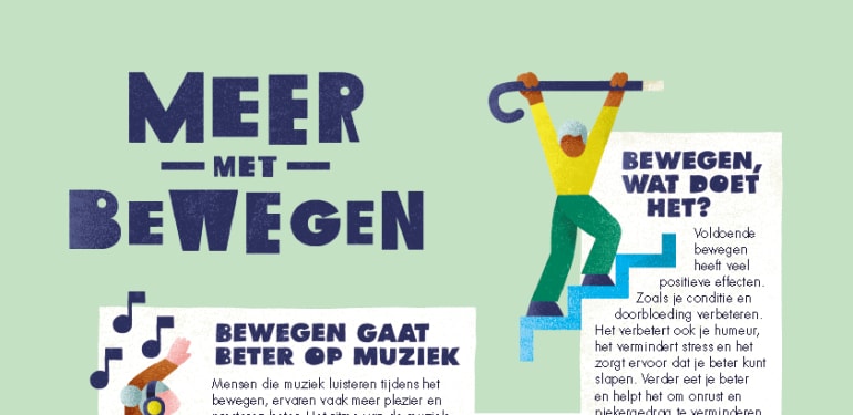 Een afbeelding van de poster 'Meer Met Bewegen'