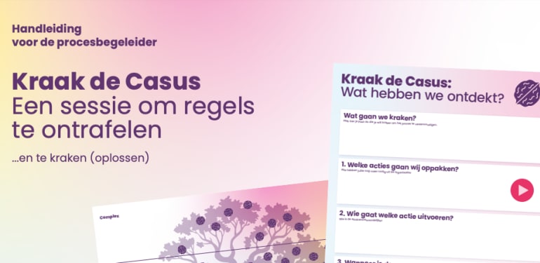 Preview van het kennisproduct 'Kraak de Casus'