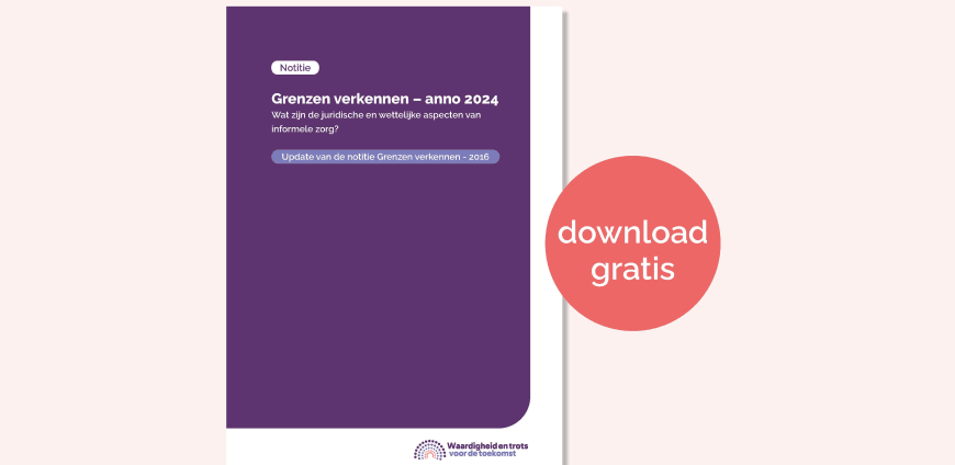 Voorbeeld van voorkant van de notitie 'Grenzen verkennen'.