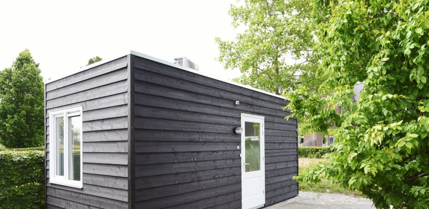 Een tinyhouse van de Prinsenstichting