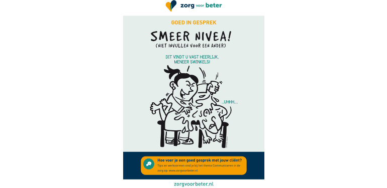 Poster Smeer NIVEA: Niet Invullen Voor Een Ander