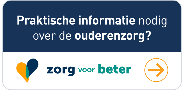 Een banner van Zorg voor Beter voor het intranet