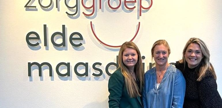Drie medewerkers van Zorggroep Elde Maasduinen